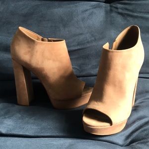 Aldo Nude Chunky Heels